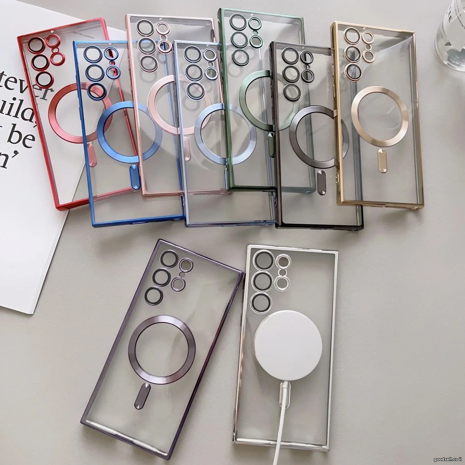 Color Silicone Magnetic Case