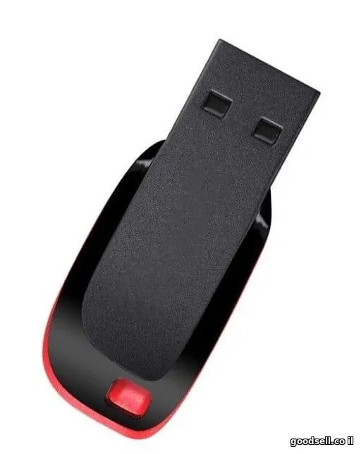 USB Flash Drive 128 GB Black+Red