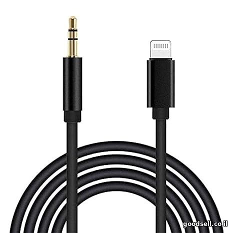 Lightning to 3.5AUX Audio Adapter Cable JBC-025B Black