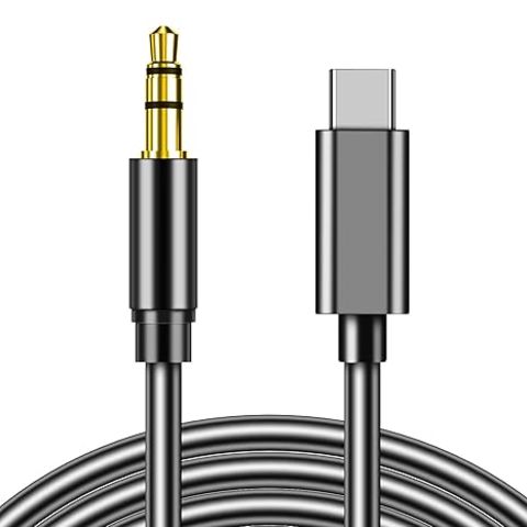 Type-C to 3.5AUX Audio Adapter Cable JBC-007 Black