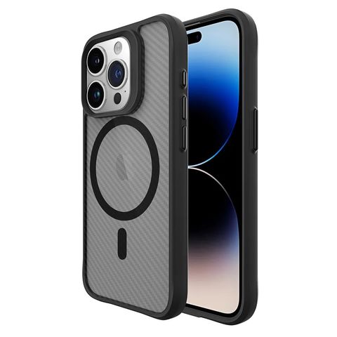 Carbon Fiber Magcase For iPhone 11, 13, 14, 15 Black