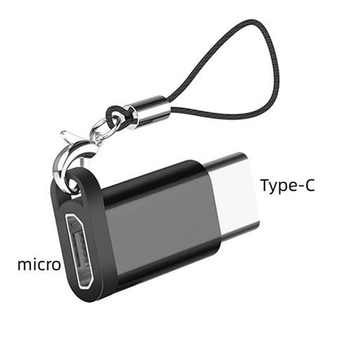 USB Micro to Type-C Adapter Black