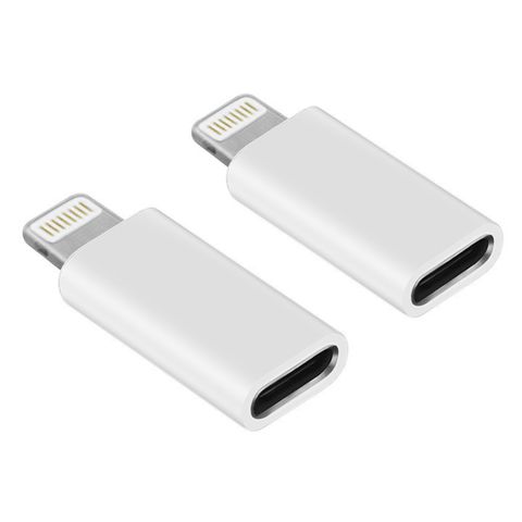 USB Type-C to Lightning Adapter White