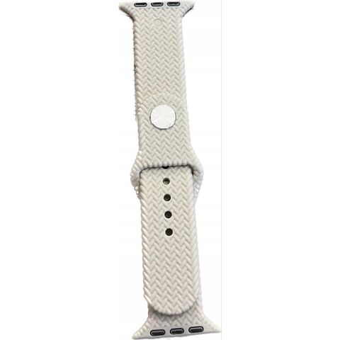 Silicone Braided Straps Compatible with Apple Watch Strap 42/44/45/49mm/L Beige