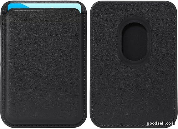 For iPhone Leather Wallet with MagSafe Black