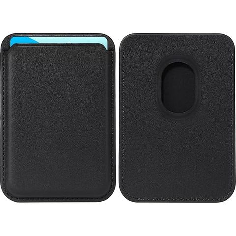 For iPhone Leather Wallet with MagSafe Black