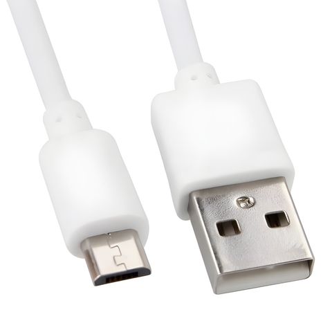 Micro to USB Cable Fast Charge 1 m White