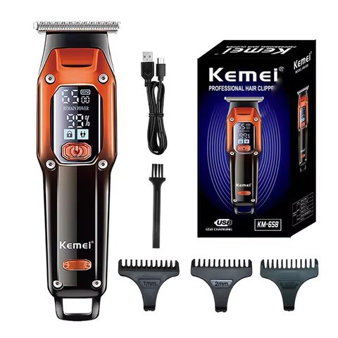Kemei Barber Professional Rechargeable Electric Hair Cutting Machine