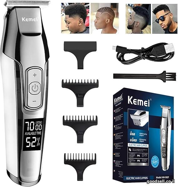 Kemei Cordless Hair Clipper for Men