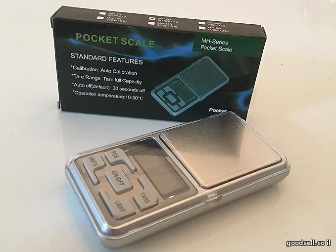 MH-Series Portable Pocket Scale with 2 Batteries