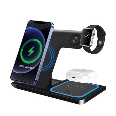 Fast 3 in 1 Wireless Charging Station for iPhone iWatch Airpods Pro 15W