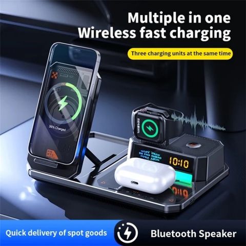 T50 5-in-1 Magnetic Wireless Charger