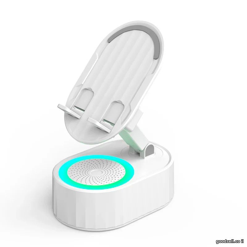 Smart White 4-in-1 Sensor Speaker Stand Power Bank & RGB Lights