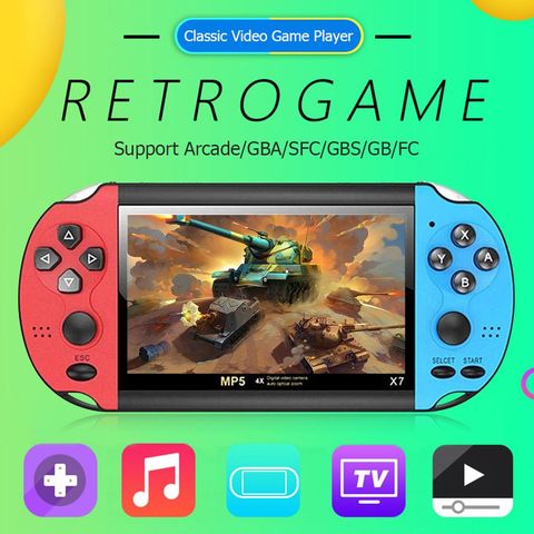 Portable 4.3 Inch 8GB Handheld Retro Video Game Console