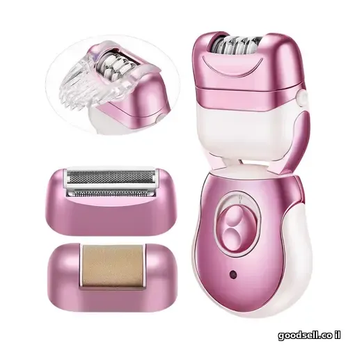 Women Razor Epilator Bendable Head 3 in 1