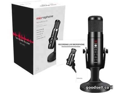 MICROPHONE KNOB 360’ Angle