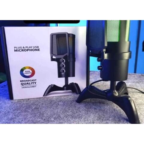 Plug-and-play USB condenser microphone