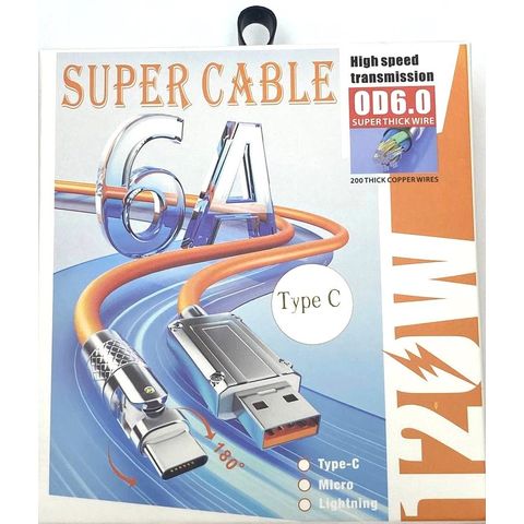 Super Fast Cable 6A For Type C