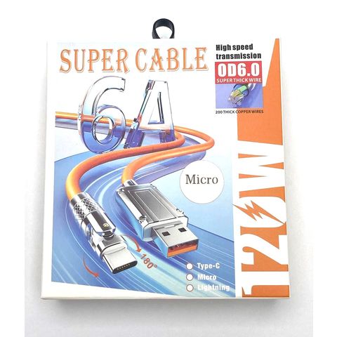 Super Fast Cable 6A For Micro