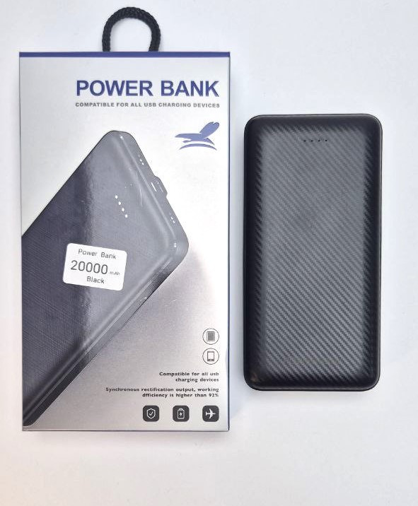 Power Bank 20000 mAh Black