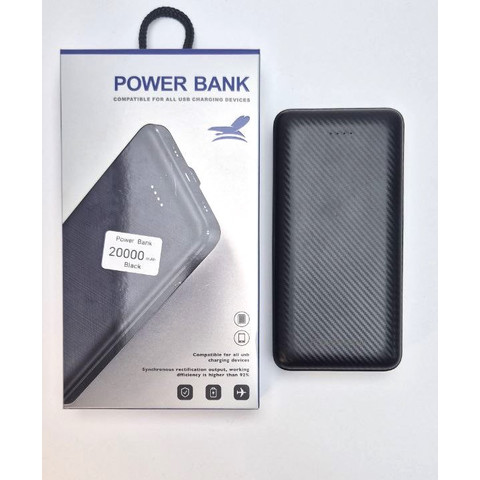 Power Bank 20000 mAh Black