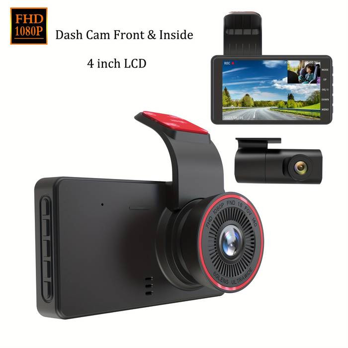 Dual Lens Vehicle BlackBOX DVR Full HD 1080p