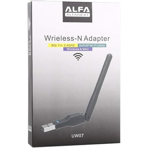 Wireless-N Adapter UW07 Black