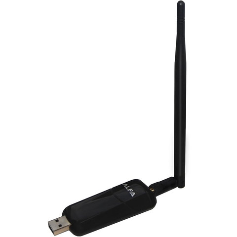 High-Gain Wireless USB Adapter Black AC1300 Dual Band