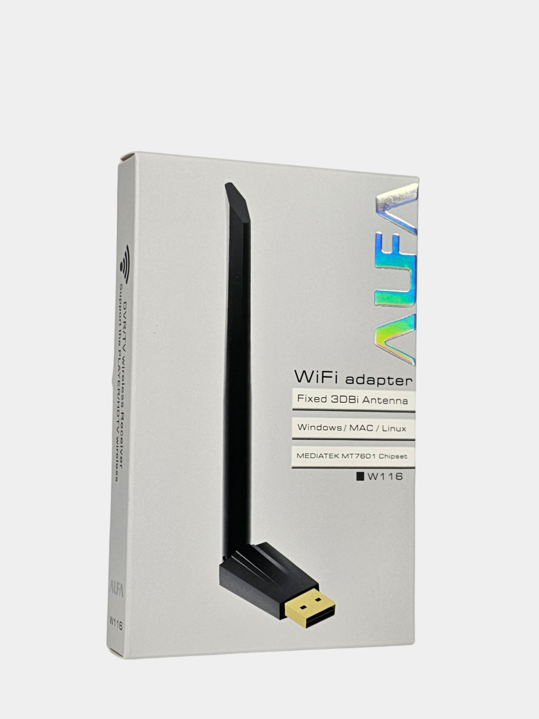 USB Wireless WiFi Adapter W116 Black