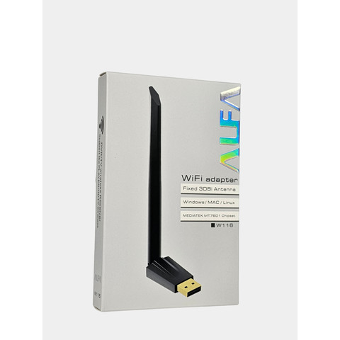USB Wireless WiFi Adapter W116 Black