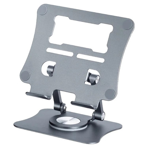 Metal Tablet Computer Rotary Support Stand G68 Grey