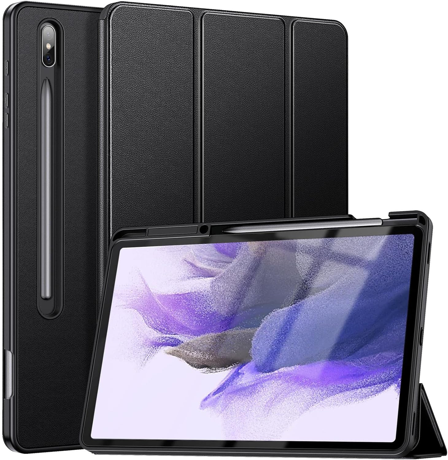 Smart Case For Samsung S7 Plus/S8 Plus/S9 Plus Black