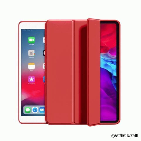Trifold Smart Case for iPad 9.7 Red
