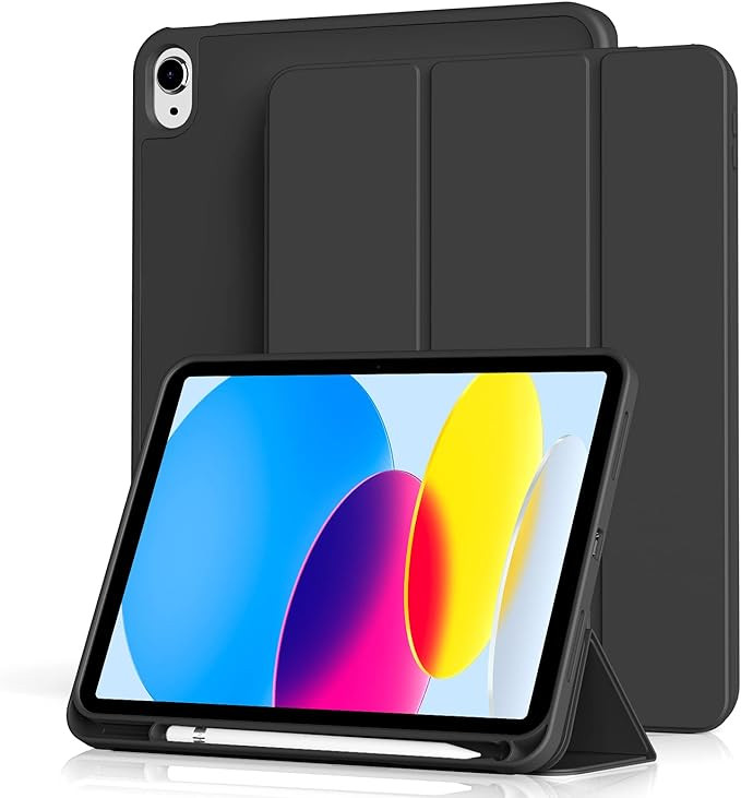 Trifold Smart Case for iPad 10th 2022 Black