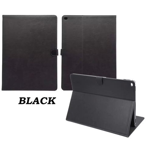 Leather Case for iPad 10.9/11 Black with 2 Anti Slip Strips and Magnetic Clip