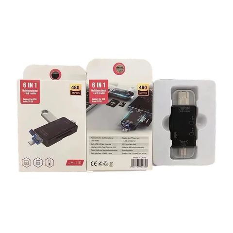 USB/OTG 6 in 1 Multifunctional Card Reader JH-110